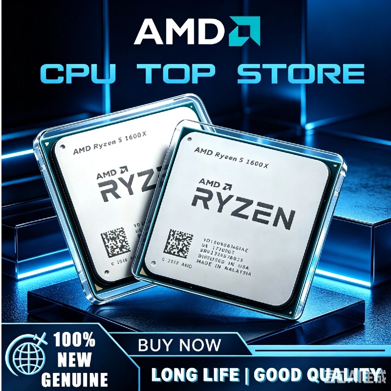 Amd Cpu Ryzen 5 - CPU AMD Ryzen 5 1600X Original,