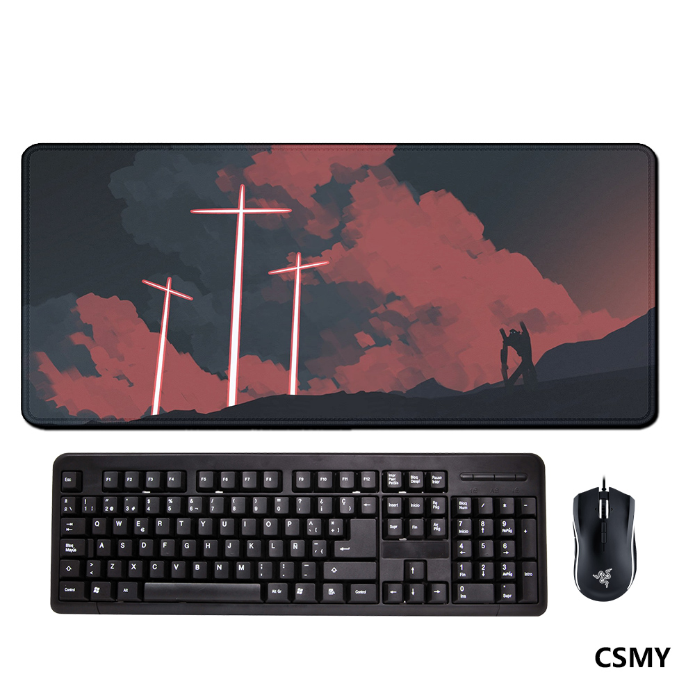 Pc Gaming Evangelion - Accesorios para juegos, alfombrilla grande para