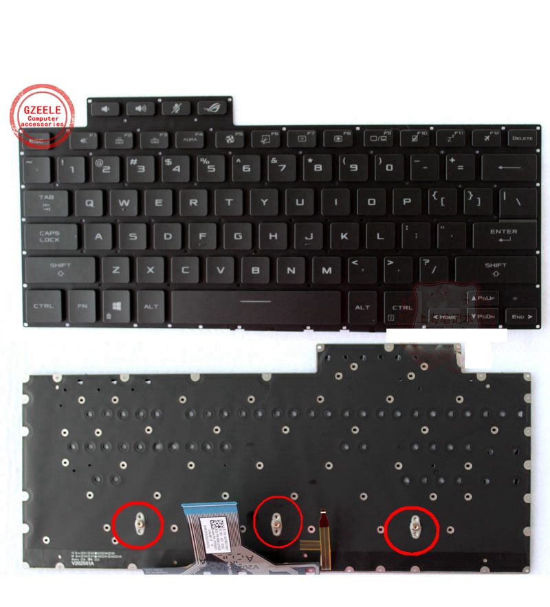 No Rgb Gaming Pc - Nuevo teclado retroiluminado de EE. UU.