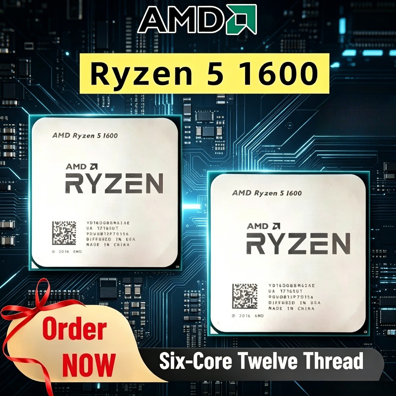 Amd Cpu Ryzen 5 - Procesador AMD Ryzen 5 1600 de