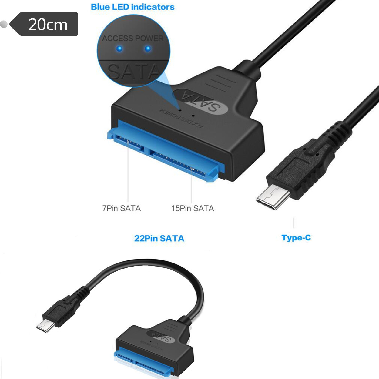 Samsung Ssd Evo 870 - Cable adaptador de disco duro USB