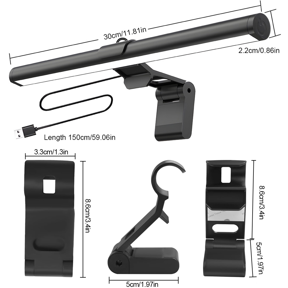 No Rgb Gaming Pc - Barra de luz colgante para pantalla