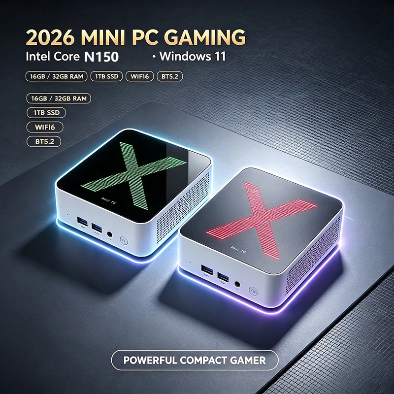 Pc Gaming Ram 32Gb - Mini PC Intel Core N150, 16GB/32GB