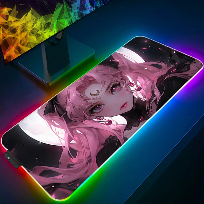 No Rgb Gaming Pc - Alfombrilla de ratón RGB grande para
