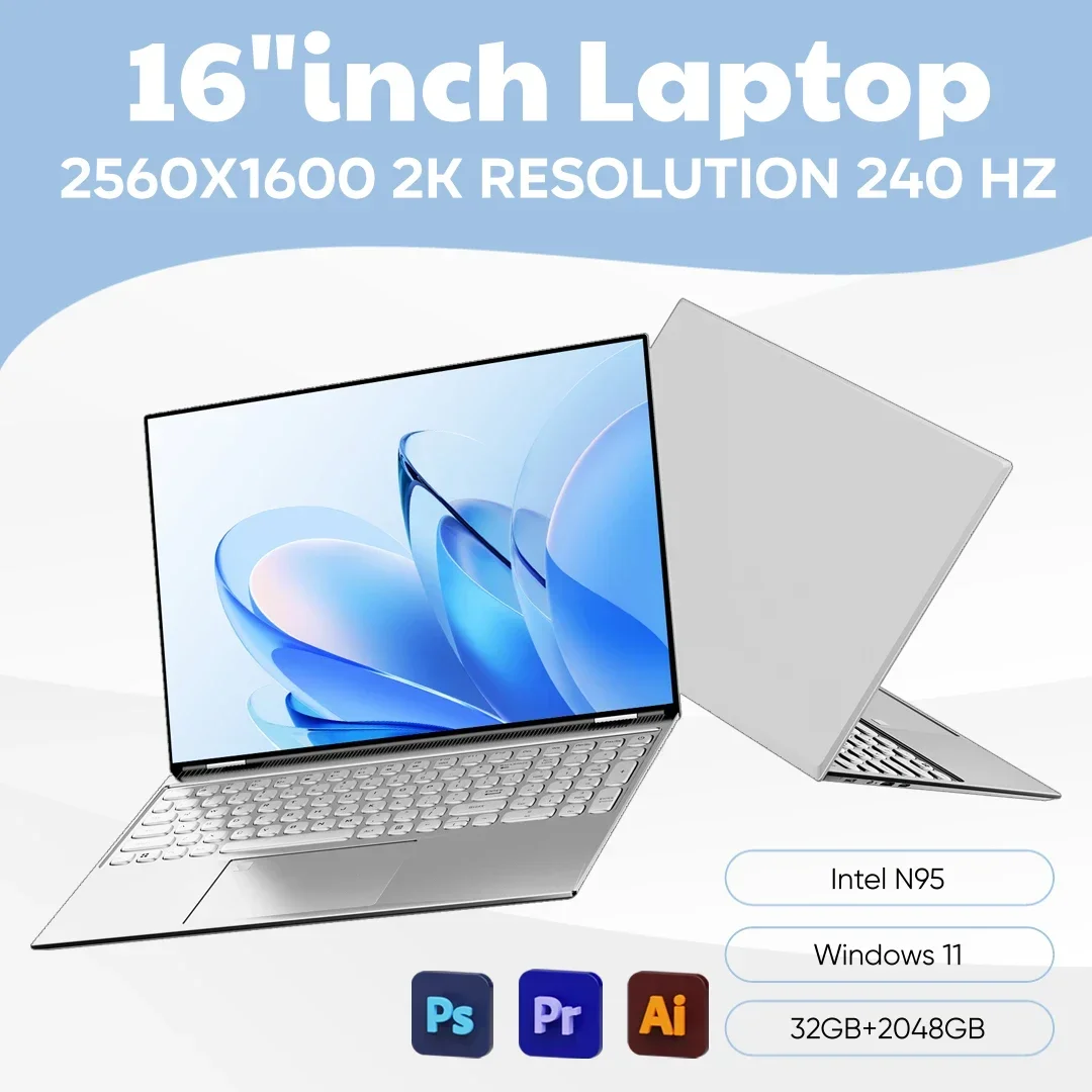 Pc Gaming Notebook - Nueva Laptop de 16 Pulgadas 2K,