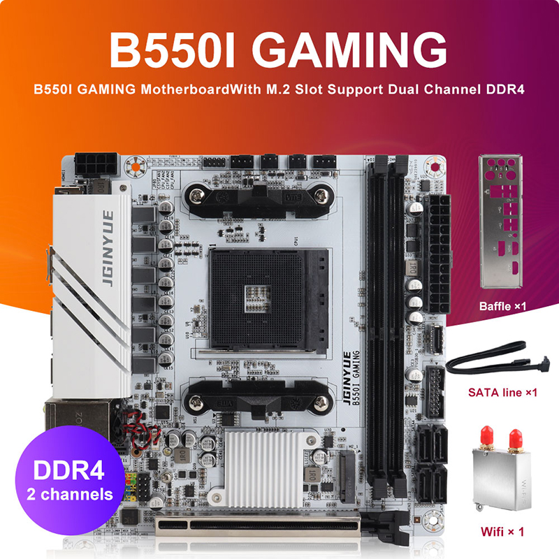Pc Gaming Itx - Placa base para juegos JINGYUE B550I