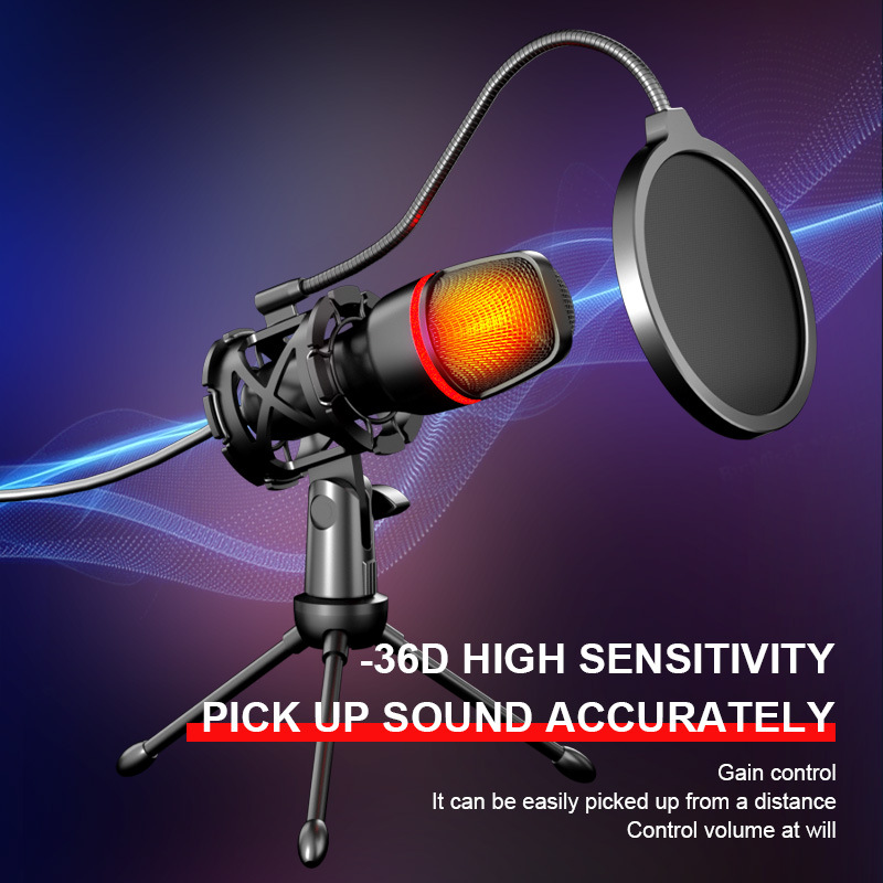Pc Gaming Youtuber - Kit de Micrófono Condensador Cardioide USB