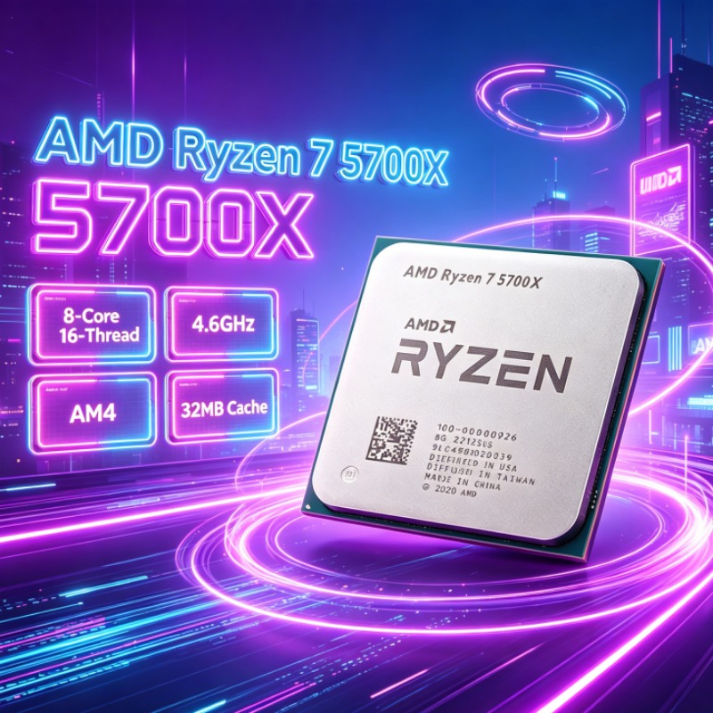Procesador AMD Ryzen 7 5700X h - Pc Gaming Build Up reseña y precio