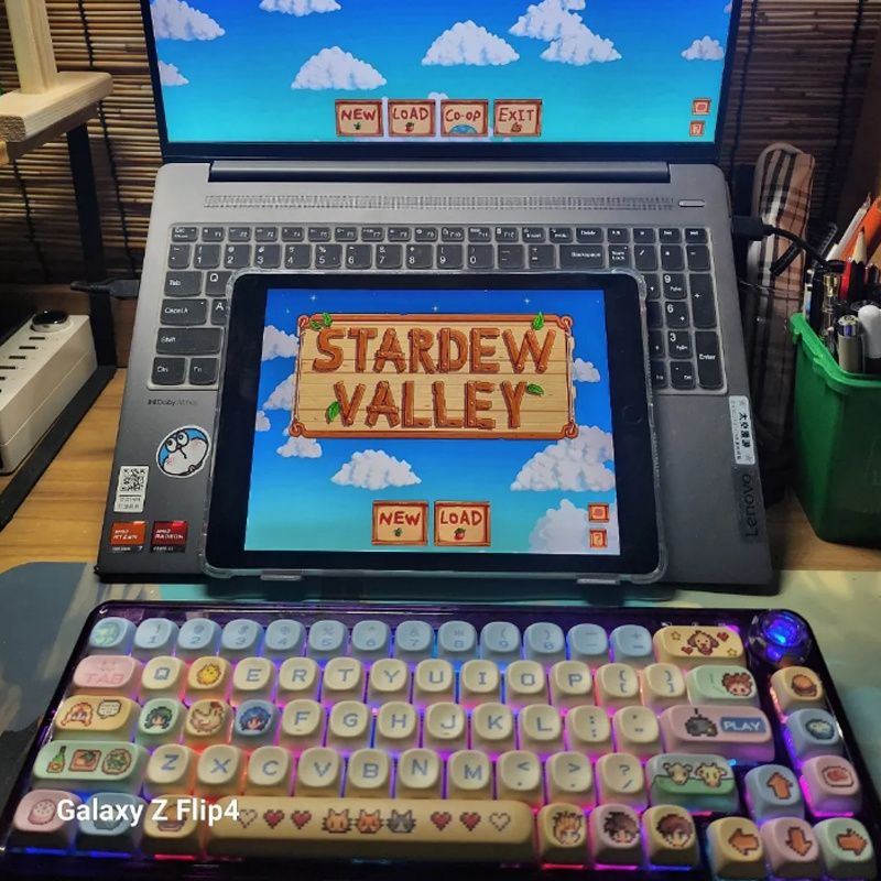 Stardew Valley 78 teclas Pixel - Custom Keycaps reseña y precio