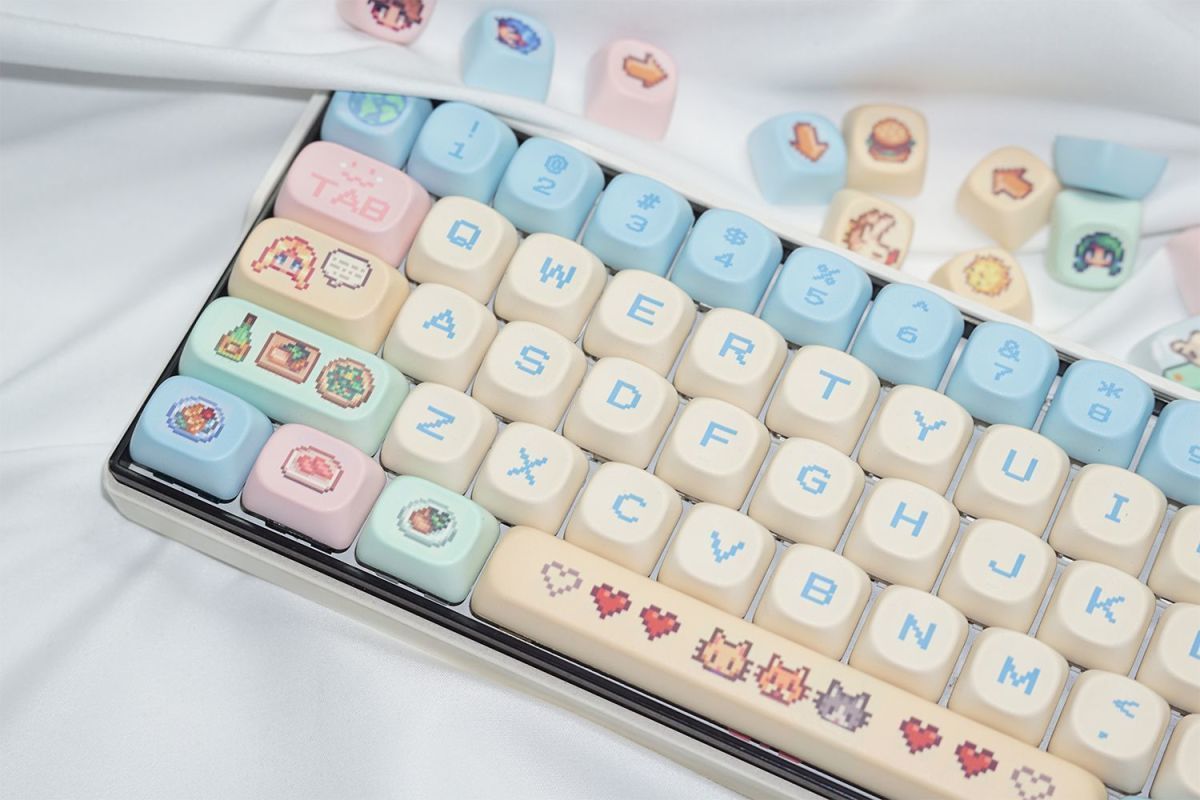 Stardew Valley 78 teclas Pixel - Custom Keycaps reseña y precio