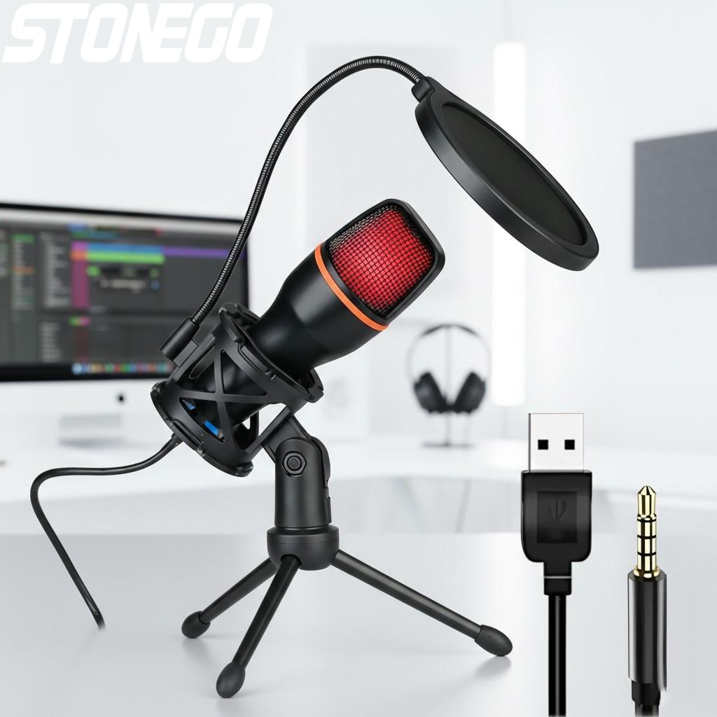 Kit de Micrófono de Condensado - Pc Gaming Youtuber reseña y precio