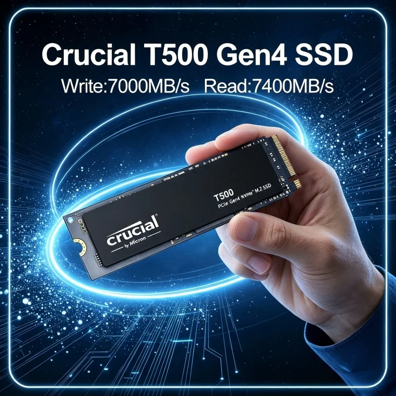 Crucial T500 1TB NVMe M.2 SSD  - Pc Gaming Ps5 reseña y precio