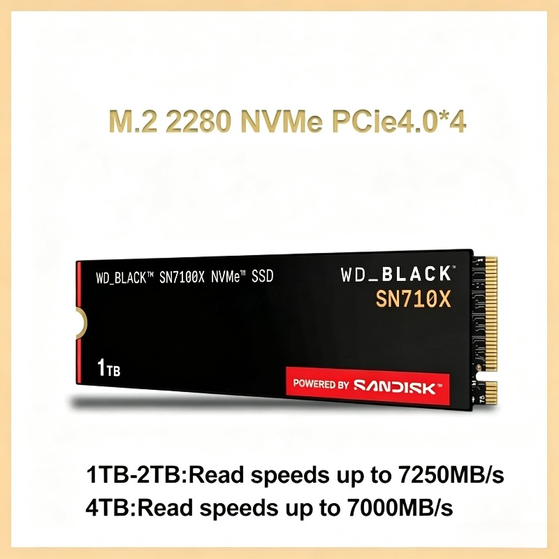WD BLACK SN7100X 1TB/2TB/4TB N - Pc Gaming Ps5 reseña y precio