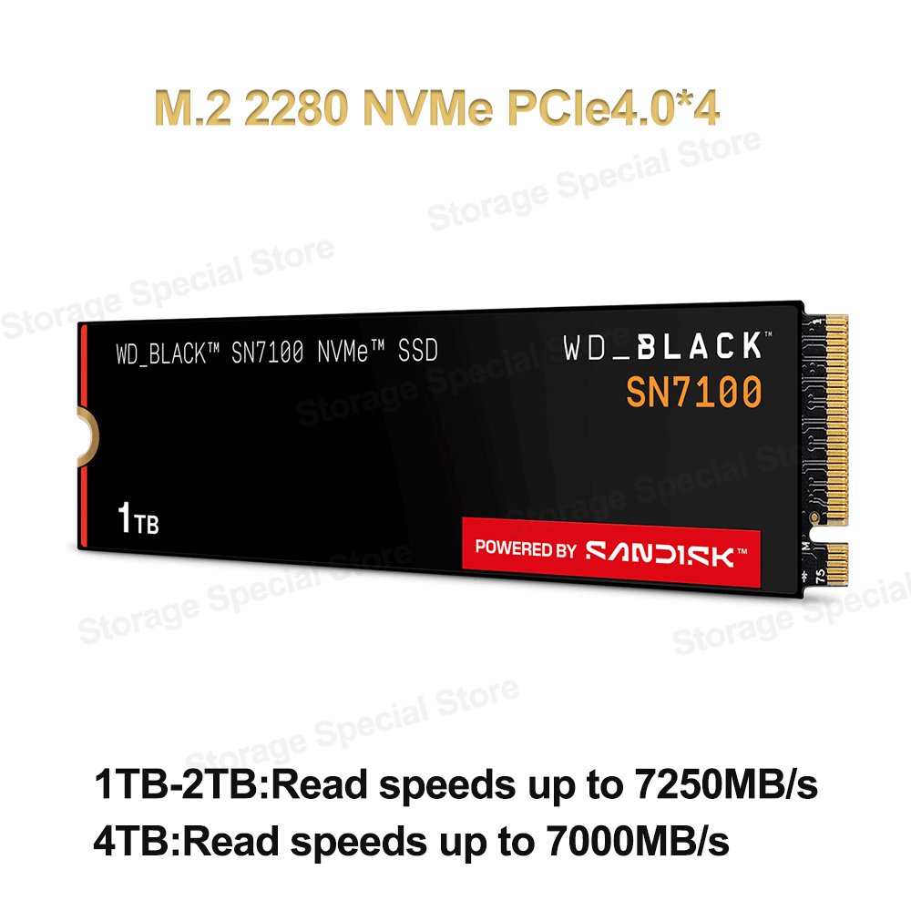 WD BLACK SN7100 NVMe SSD M.2 2 - Pc Gaming Ps5 reseña y precio