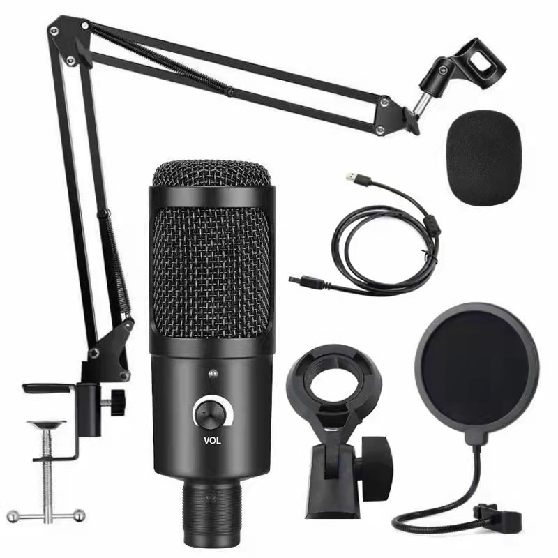 Micrófono de condensador USB,  - Pc Gaming Youtuber reseña y precio