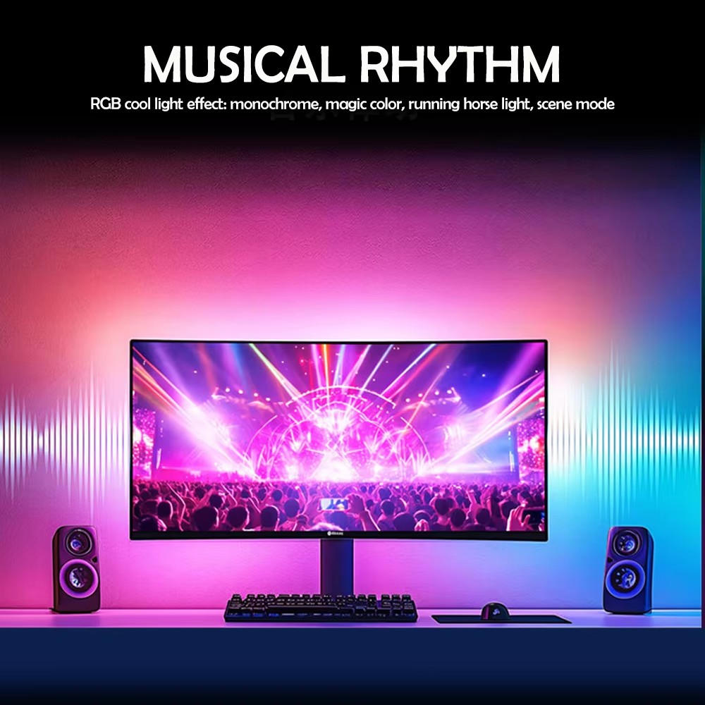 Tira de Luces RGB para Juegos, - No Rgb Gaming Pc reseña y precio