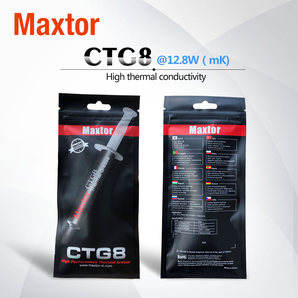 Pasta Térmica Maxtor 12.8W/mk  - Pc Gaming Ps5 reseña y precio
