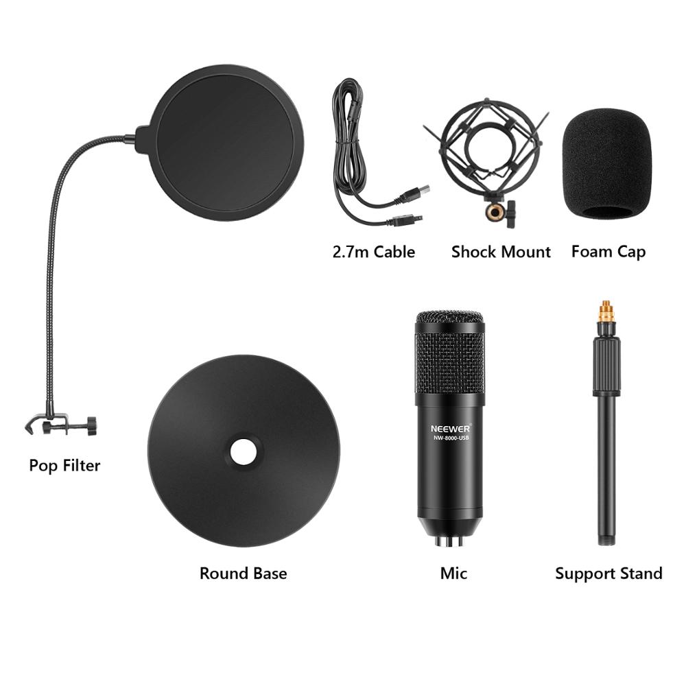 Neewer-Kit de micrófono USB-Mi - Pc Gaming Youtuber reseña y precio