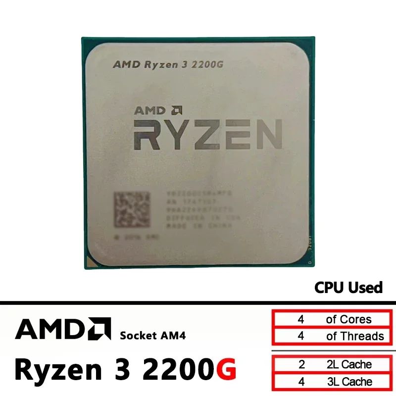 CPU AMD Ryzen 3 2200G R3 2200G - Amd Cpu Ryzen 5 reseña y precio