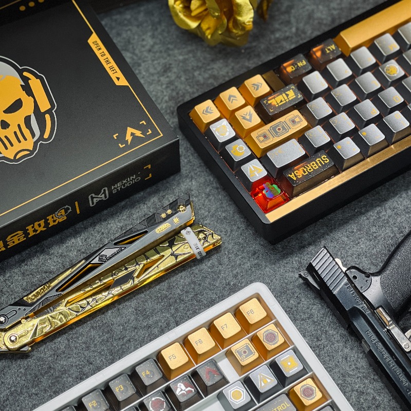 Juego de teclas con tema de ro - Pc Gaming Set reseña y precio