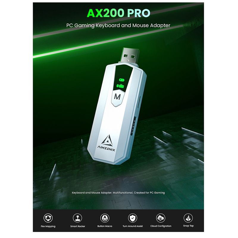 AIMZENIX AX200PRO Adaptador Co - Pc Gaming Ps5 reseña y precio