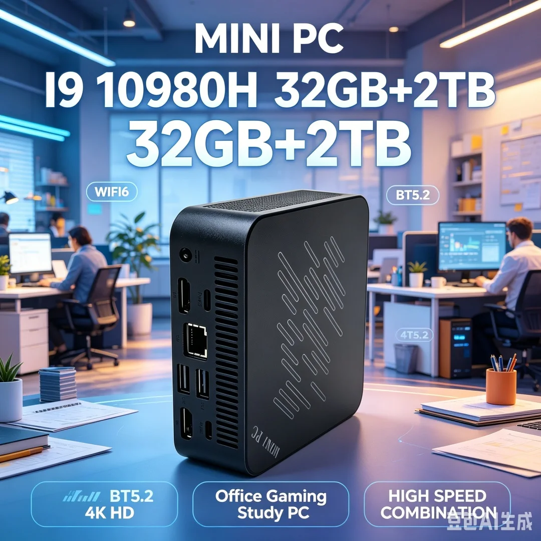 Mini PC Core I9 10980HK con Wi - Pc Gaming Ram 32Gb reseña y precio