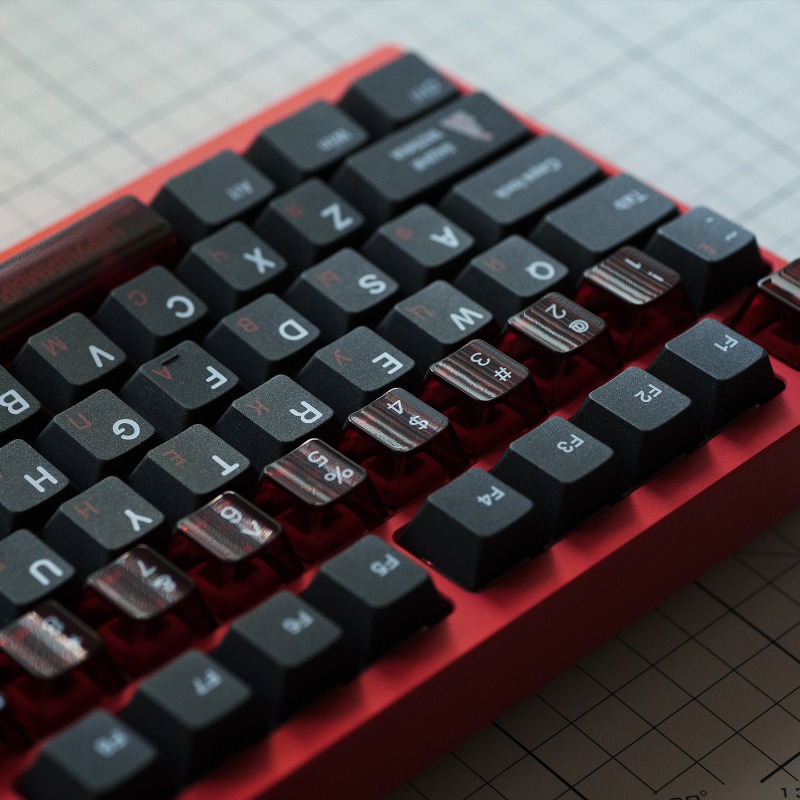 Juego de teclas con tema negro - Pc Gaming Set reseña y precio