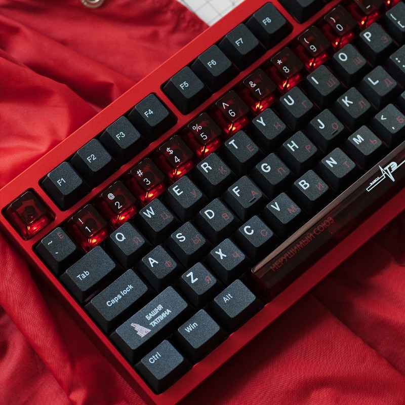 Juego de teclas con tema negro - Pc Gaming Set reseña y precio