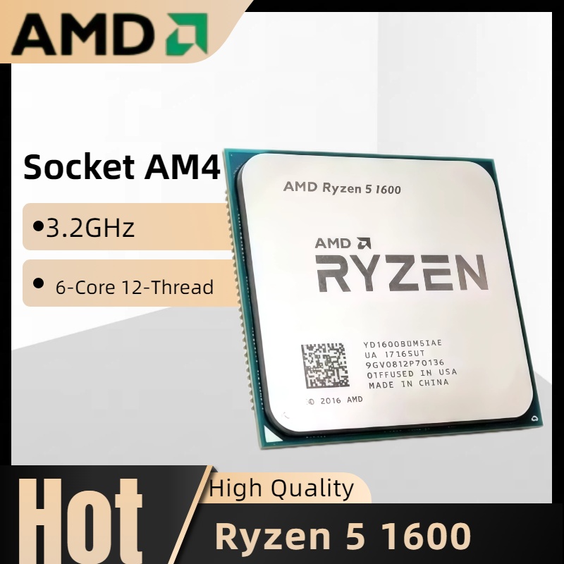 Procesador AMD Ryzen 5 1600 R5 - Amd Cpu Ryzen 5 reseña y precio