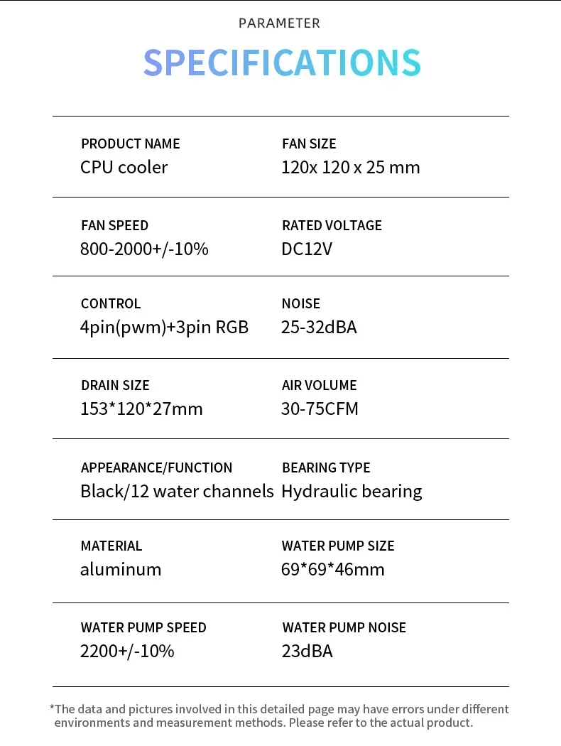 Ventilador de Refrigeración Lí - Pc Gaming Price reseña y precio